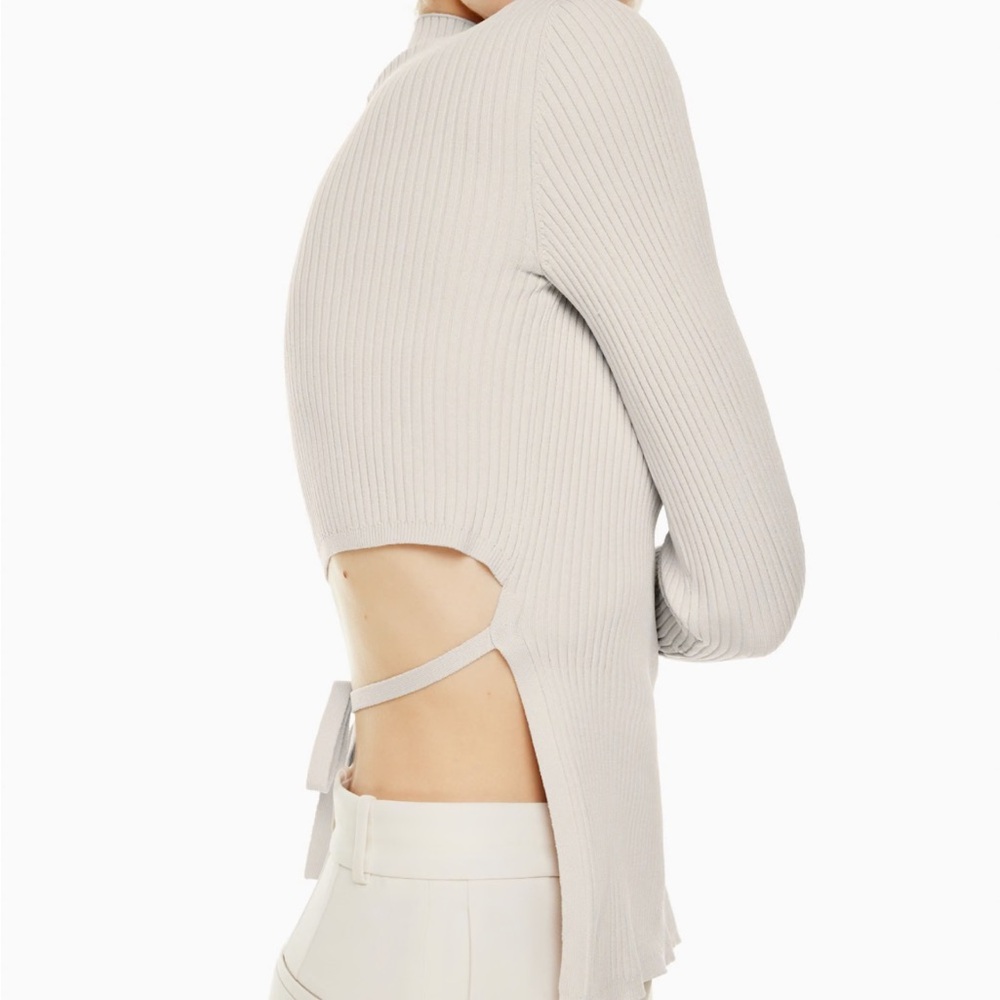 Sculpt Knit Tie Back sweater